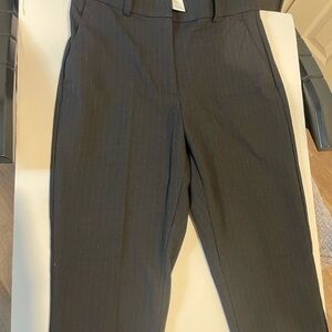 Fitted women h & m casual pinstriped slacks size 4.